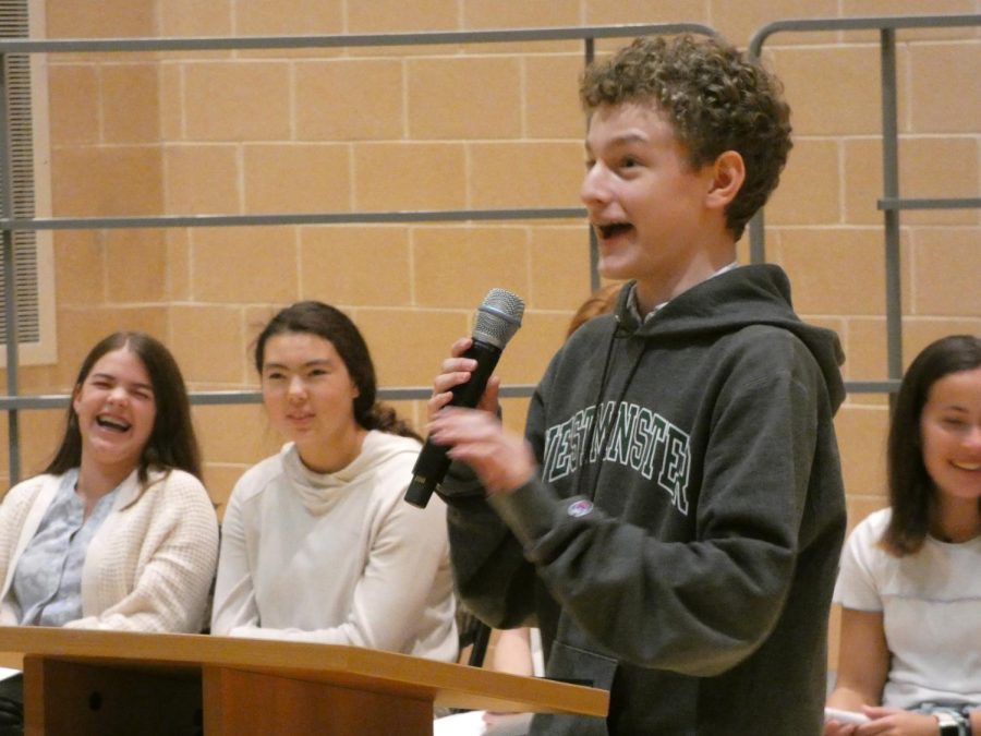8th Graders Compete in Inaugural Speech Competition